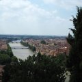 Blick auf Verona von der Piazzale Castel S. Pietro