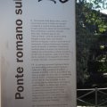 Infoschild zur Ponte di pietra bzw. Ponte romano