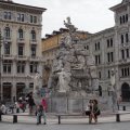 Fontana dei Quattro Continenti (Brunnen der vier Kontinente) auf der Piazza Unità dItalia, Trieste