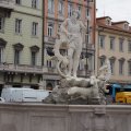 La Fontana del Nettuno auf der Piazza della borsa, Trieste