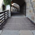 Die Zugbrücke des Castello di San Giusto, Trieste