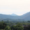 Berge Kampaniens mit dem Vesuv im Hintergrund?