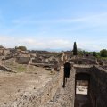 Blick über die Ruinen von Pompei