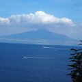 Ausblick von der Terrasse der Sorrento Dream Villa auf den Vesuv (Vesuvio)