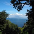 Ausblick von der Terrasse der Sorrento Dream Villa auf den Vesuv (Vesuvio)