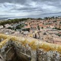Ausblick auf den Lago di Bolsena und Bolsena vom Rocca Monaldeschi della Cervara