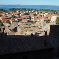 Ausblick von der Via Francesco Cozza auf den Lago di Bolsena und Bolsena