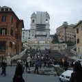 Spanische Treppe mit Santa Trinità dei Monti