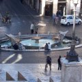 Fontana della Barcaccia auf der Piazza di Spagna