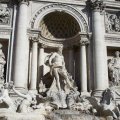 Fontana di Trevi, in der Mitte Oceanus