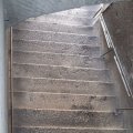 Trajansmärkte, Treppe in den oberen Bereich der Exedra