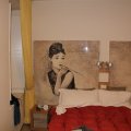 Schlafzimmer im Appartment Audrey Hepburn.