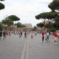 Via dei Fori Imperiali Richtung Kolosseum