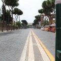 Via die San Gregorio mit Überbleibseln des Äquadukts Aqua Claudia