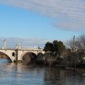 Ponte Flaminio über den Tiber im Norden Roma