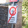Auf der Via Appia Antica sind Zweiräder aller Art verboten