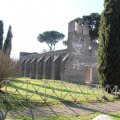 Reste der Chiesa di San Nicola a Capo di Bove an der Via Appia Antica