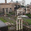 Blick aufs Forum Romanum Richtung Capitol