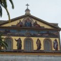 Mosaiken der Fassade der Basilica Papale San Paolo fuori le Mura