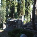 Auf dem Friedhof Cimitero Acattolico die Roma