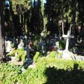 Auf dem Friedhof Cimitero Acattolico die Roma