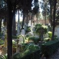 Auf dem Friedhof Cimitero Acattolico die Roma