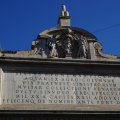 Der obere Teil der Fontana del Mosè, Papst Sixtus V. war der Auftraggeber