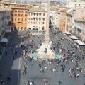 Piazza Navona aus dem Museo di Roma im Palazzo Braschi