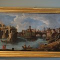 Gemälde von der Tiberinsel und der Ponte Rotto