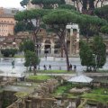 Trajanische Foren überbaut mit der Via dei Fori Imperiali