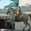 Musei Capitolini. Statua equestre di Marco Aurelio (Reiterstatue des Mark Aurels)