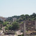 Musei Capitolini. Blick vom Tabularium auf das Foro Romano
