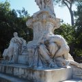 Monumento a Goethe an der Viale Goethe in der Villa Borghese