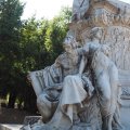 Monumento a Goethe an der Viale Goethe in der Villa Borghese