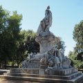 Monumento a Goethe an der Viale Goethe in der Villa Borghese