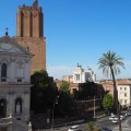 Chiesa di Santa Caterina da Siena und Torre delle Milizie am Largo Magnanapoli
