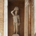 Musei Capitolini/Palazzo Nuovo: Im Innenhof die Statue des Pan, Satyrs della Valle