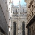 Mailänder Dom aus der Via S. Raffaele