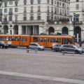 Strassenbahn auf der Piazza Vittorio Veneto