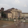 Vorne: Piazetta Reale, hinten: Piazza Castello mit Palazzo Madama
