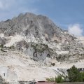 Marmorsteinbruch oberhalb Carraras (Monte Sagro)