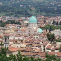 Blick von der Piazzale Michelangelo auf die Sinagoga und Museo Ebraico di Firenze