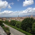 Blick von der Piazzale Michelangelo auf die Innenstadt Florenz