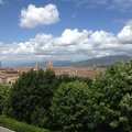 Blick von der Piazzale Michelangelo auf die Innenstadt Florenz