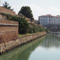 Kanal Fosso Reale an der Festung Fortezza Nuova