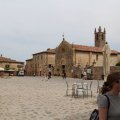 Monteriggionis Piazza Roma mit der Chiesa di Santa Maria
