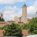 Blick von Parkplatz P2 auf San Gimignano