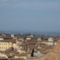 Blick vom Dach des Duomo di Siena über die Dächer Sienas
