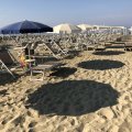 Am Strand im Bagno La Pace