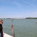 Blick Richtung Venedig vom Lido